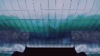 震驚了我的眼球！LG OLED把“瀑布”搬到了展會(huì) 2.gif